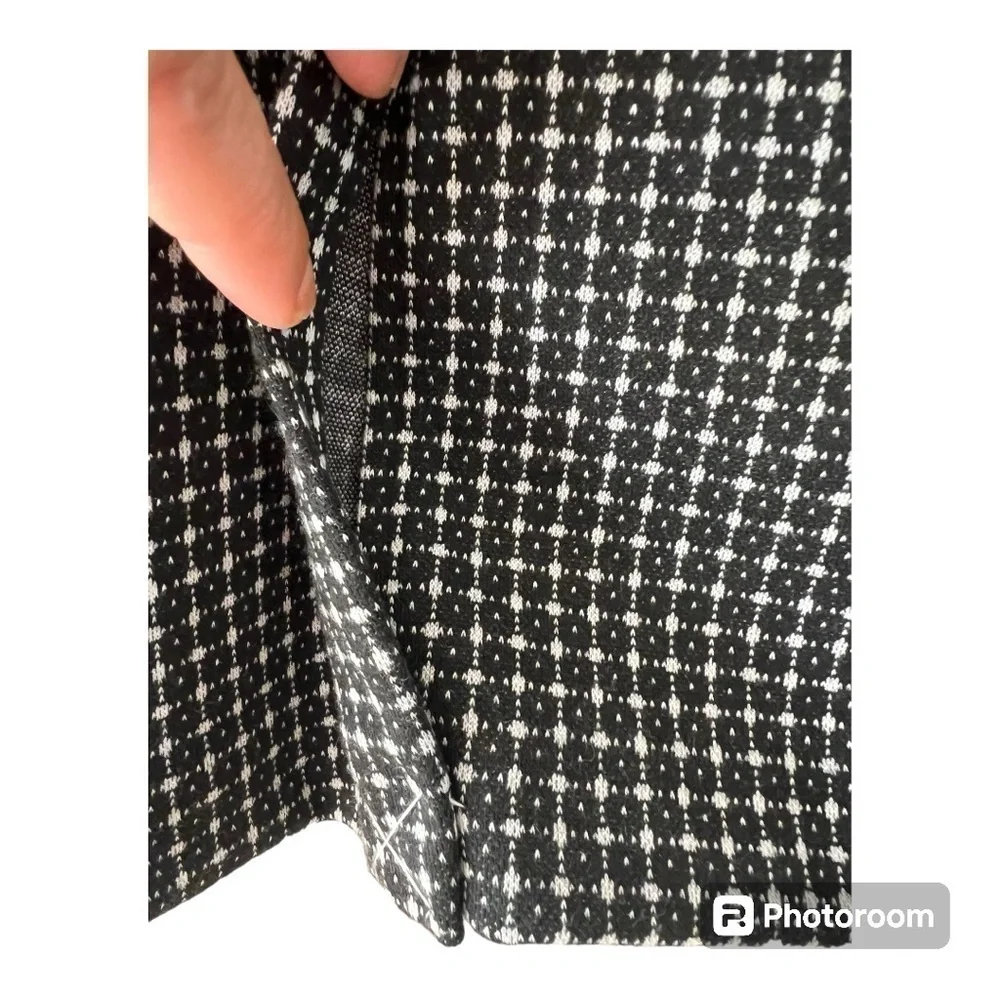 COUNTERPARTS MIDI Fall Women’s Black & White Skirts Size L NWOT